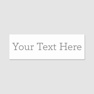 Crie seu próprio Nome de etiqueta de 3" X 1"