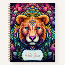 Crie seu próprio notebook Tribal Lioness