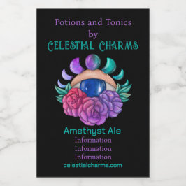 Crie seu próprio olho mágico, lua e Rosas