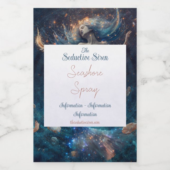 Crie seu próprio Ouro Sereia Paraíso (Rótulo Único)