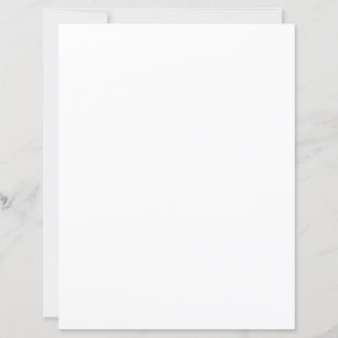 Crie seu próprio papel de papelaria branco