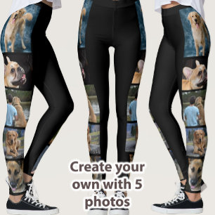 Crie seu próprio par de leggings com 5 fotos DIY