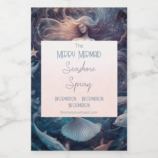 Crie seu próprio Paraíso de Sereia Mágica (Rótulo Único)