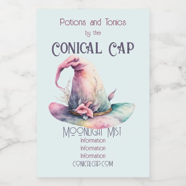 Crie Seu Próprio Pastel Rainbow Witat Que Ele Deix (Rótulo Único)