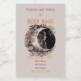 Crie Seu Próprio Pêssego E A Lua Floral Da Cinza