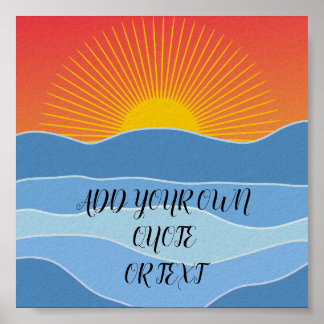 crie seu próprio poster