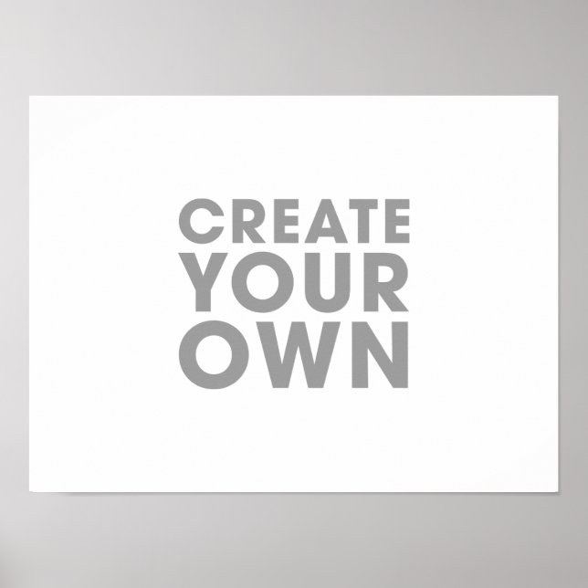 Crie seu próprio Poster (Frente)