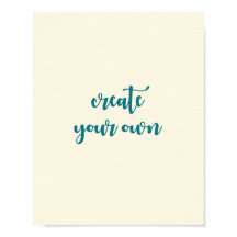 Crie seu próprio Poster de Chá divertido