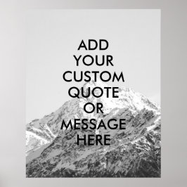 Crie seu próprio poster de citação