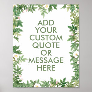 Crie seu próprio poster de citação