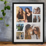 Crie seu próprio Poster de Colagem de Fotografias<br><div class="desc">Crie o seu próprio poster de colagem de fotos quadrado usando este simples modelo personalizado,  é tão fácil substituí-lo por suas próprias memórias especiais!</div>