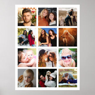 Crie seu próprio Poster de Colagem de Fotos 12 Qu