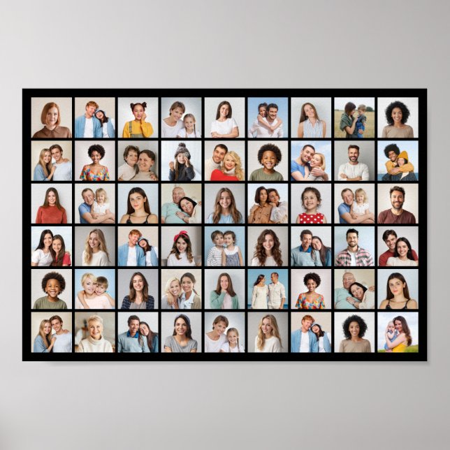 Crie seu próprio Poster de Colagem de Fotos 54 (Frente)