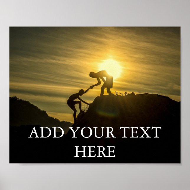 Crie seu próprio Poster de cotação Inspiracional (Frente)