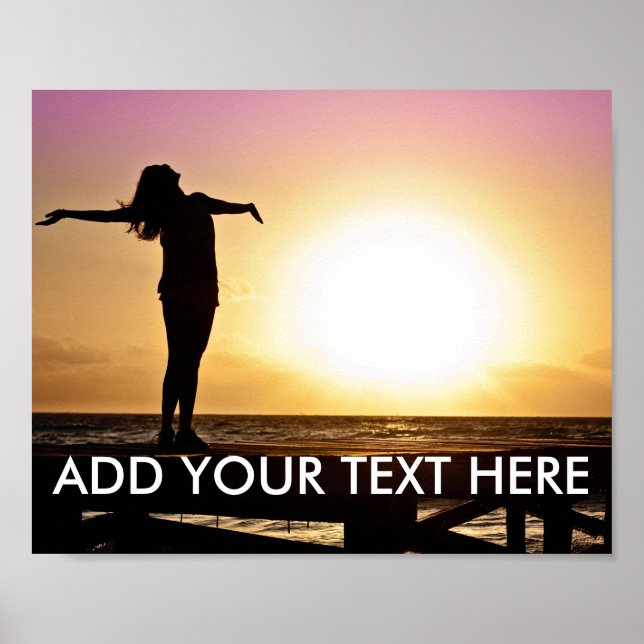 Crie seu próprio Poster de cotação Inspiracional (Frente)