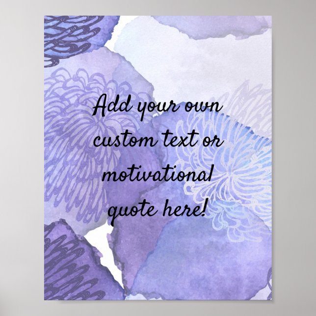 Crie seu próprio Poster de cotação personalizada - (Frente)