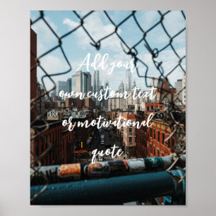 Crie seu próprio Poster de cotação personalizada