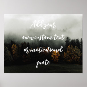 Crie seu próprio Poster de cotação personalizada