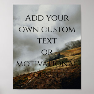 Crie seu próprio Poster de cotação personalizada