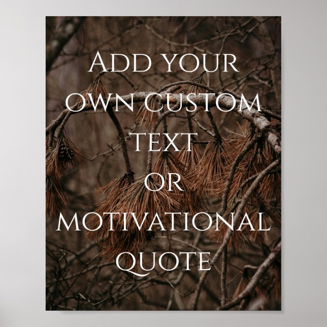 Crie seu próprio Poster de cotação personalizada (Frente)