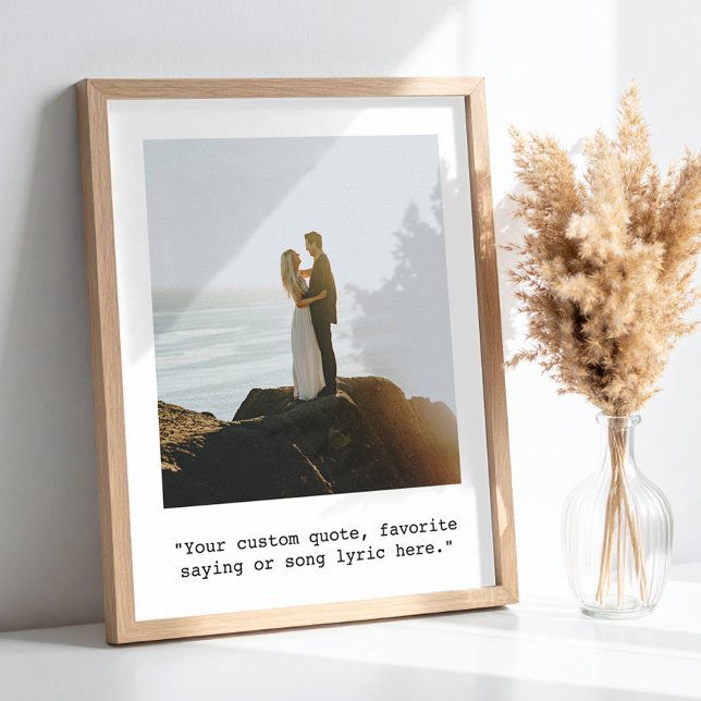 Crie seu próprio Poster de Foto de Cotação (Criador carregado)