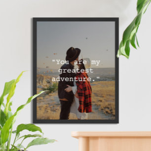 Crie seu próprio Poster de Fotografia de Cotação P
