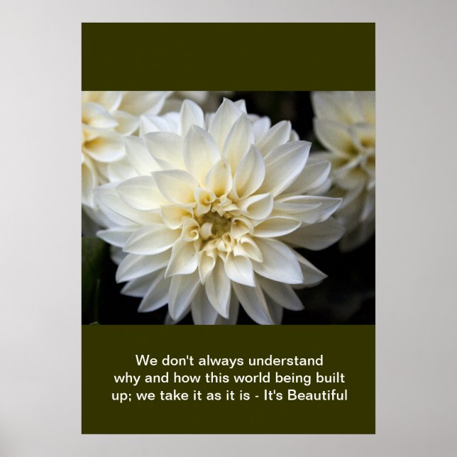 Crie seu próprio poster de fotografia natural (Frente)