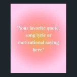 Crie seu próprio Poster de orçamento<br><div class="desc">Crie sua própria citação personalizada de arte poster. Possui tipografia minimalista de máquina de escrever.</div>