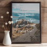 Crie seu próprio Poster de orçamento<br><div class="desc">Crie sua própria citação personalizada de arte poster wall. Apresenta tipografia de script minimalista.</div>