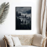 Crie seu próprio Poster de orçamento<br><div class="desc">Crie sua própria citação personalizada de arte poster. Possui tipografia minimalista de máquina de escrever e moody Forest Natureza.</div>