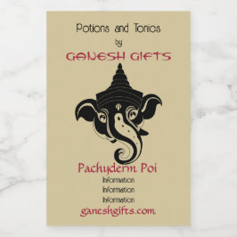 Crie seu próprio preto e Dourado Ganesh