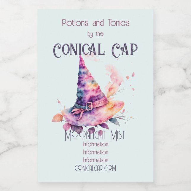 Crie seu próprio Primavera Arco-Íris de Bruxa que  (Rótulo Único)