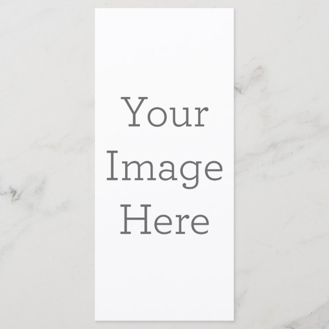 Cartão de programação folha única 10,16 x 22,86 cm (Frente)