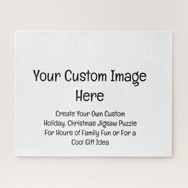 Crie Seu Próprio Quebra-Cabeça - Design Personaliz (Horizontal)
