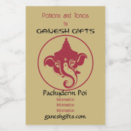 Crie seu próprio Red & Dourado Ganesh