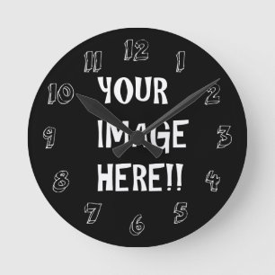 Crie Seu Próprio Relógio De Parede Arredondado (Mé