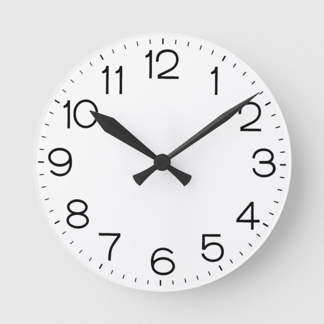 Crie Seu Próprio Relógio De Parede De 8" Personali (Frente)