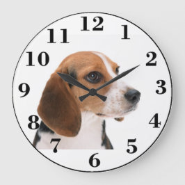 Crie seu próprio relógio redondo grande