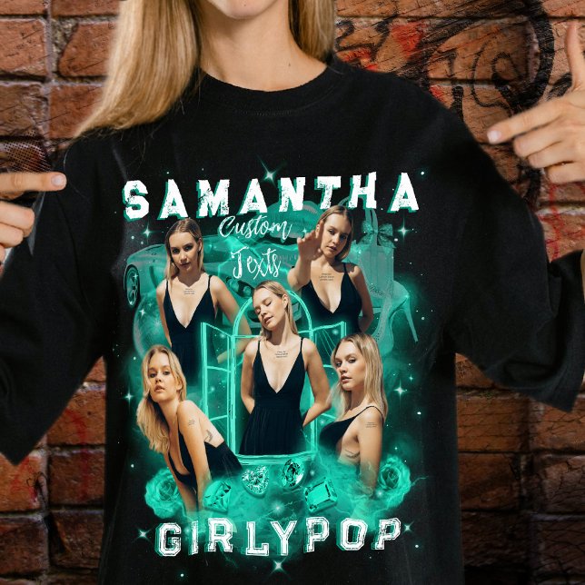 Crie seu próprio Retro Teal Bootleg Camiseta de Ra (Criador carregado)