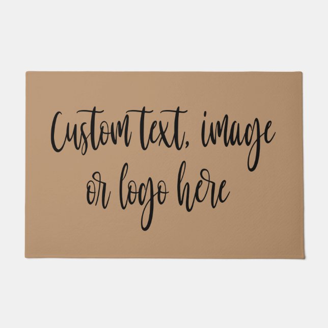 Crie seu próprio tapete de boas-vindas. (Frente)