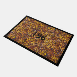 Crie seu próprio tapete de porta com número