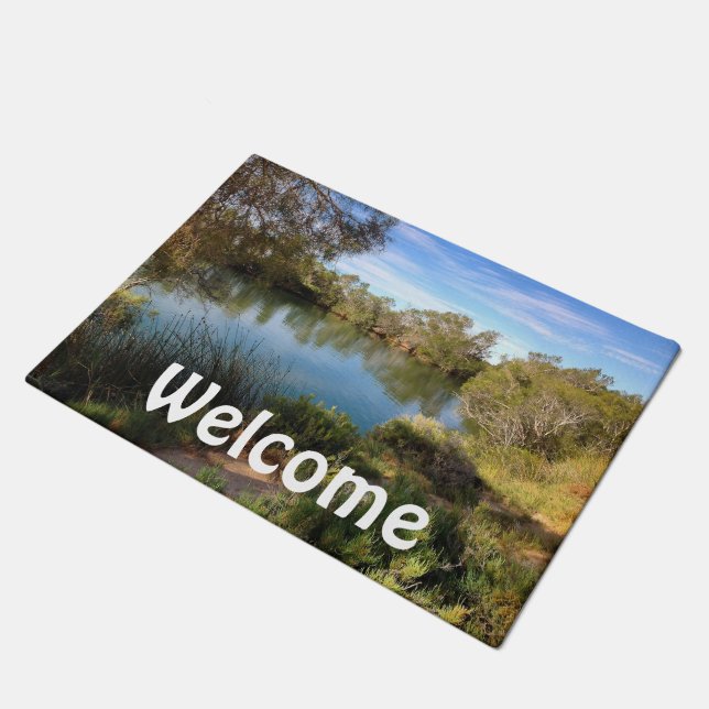 Crie seu próprio tapete de porta de boas-vindas (Inclinado)