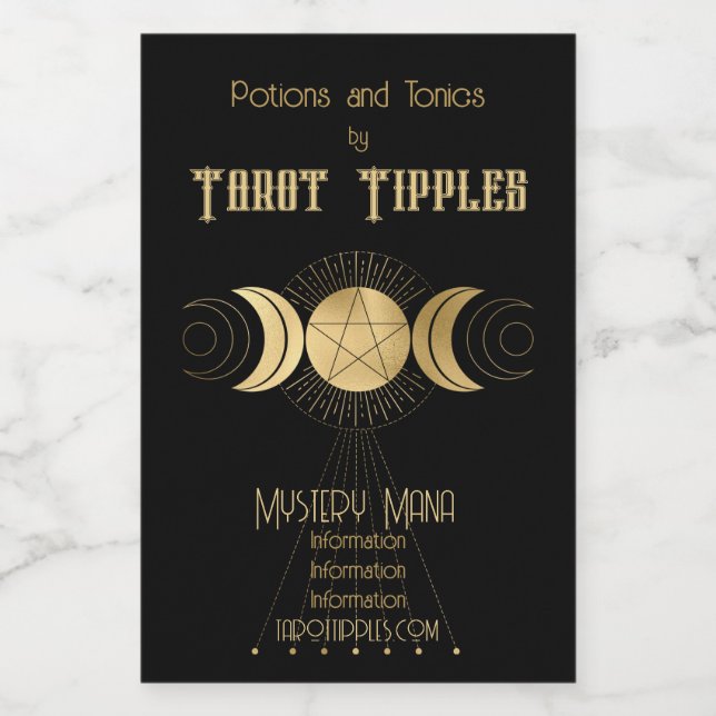 Crie seu próprio Tarot do Alto Sacerdote da Arcana (Rótulo Único)