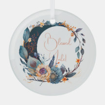 Crie seu próprio Teal e Dourada Lua Floral