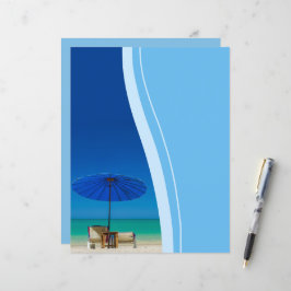 Crie Seu Próprio Tema de Praia Azul