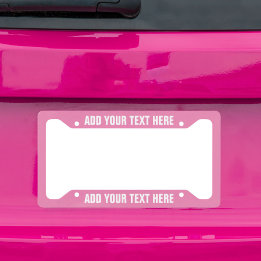 Crie seu próprio texto cor-de-rosa branco