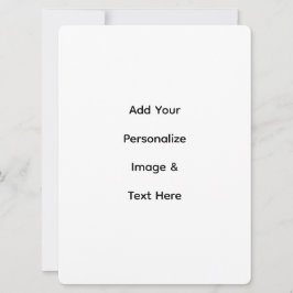 crie seu próprio texto personalizado 6,5" x 8,7 ca
