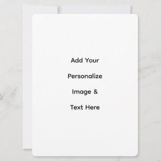 crie seu próprio texto personalizado 6,5" x 8,7 ca