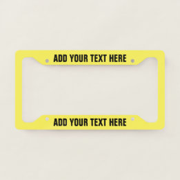Crie seu próprio texto preto amarelo