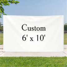 crie seu próprio Vinil 6' x 10' Outdoor personaliz